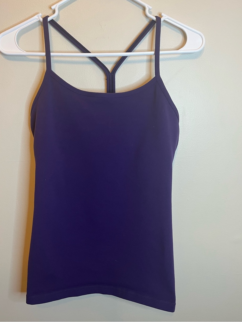 Lululemon Power Y Racerback Purple Heather Athletic Tank Size 6